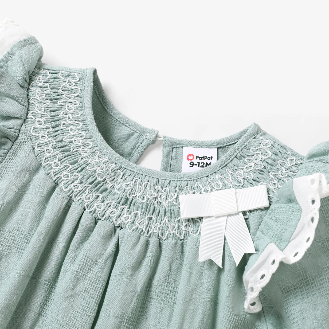 Baby/Kid Girl Elegant Smocked Cotton Dress  image 3