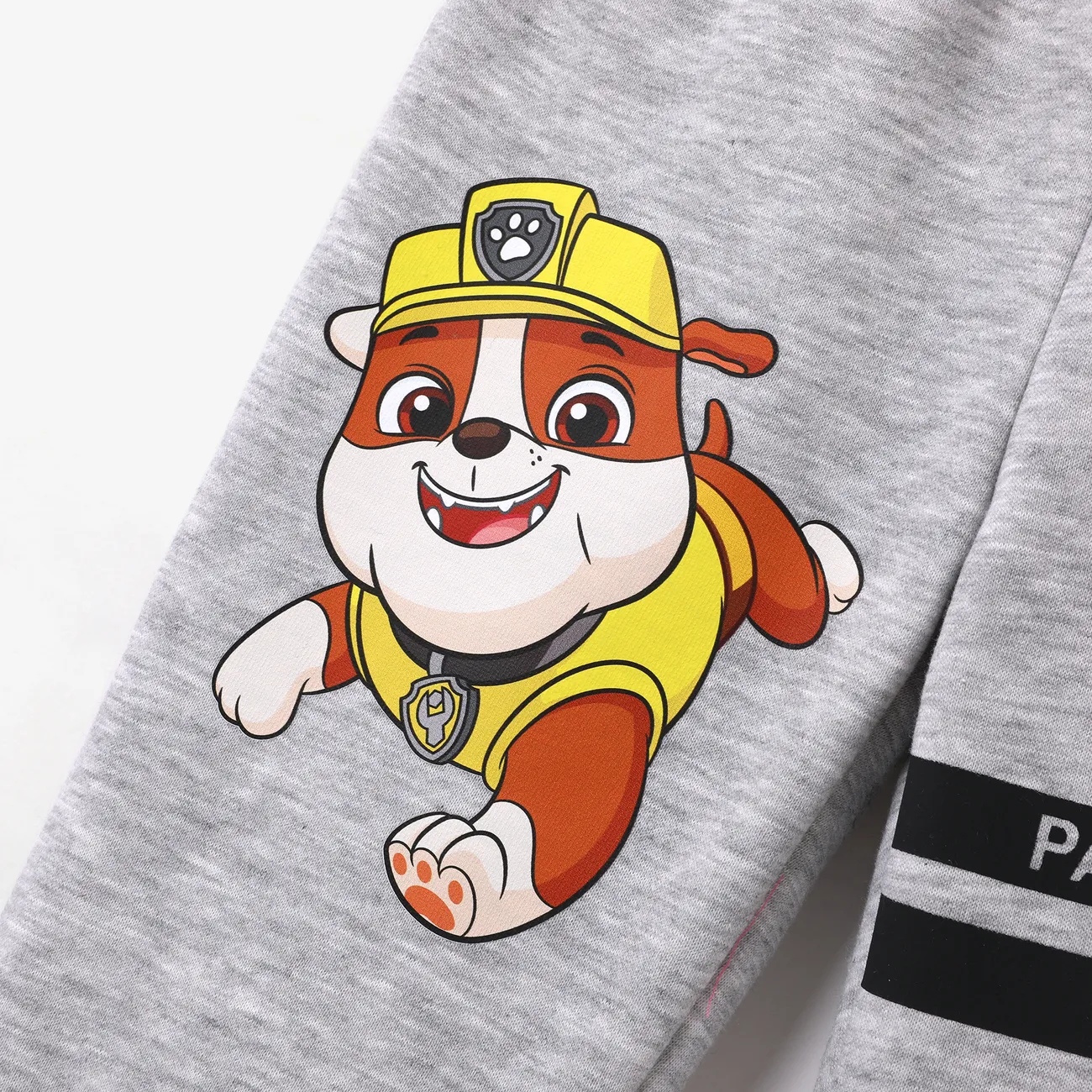 PAW Patrol Toddler Boys/Girls Creative Letter Foot Casual Sports Pants  Grey big image 1