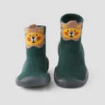 Baby & Toddler Childlike Animal Pattern Design Prewalker Socks/Shoes Dark Green