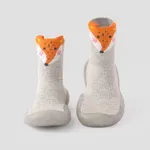 Baby & Toddler Childlike Animal Pattern Design Prewalker Socks/Shoes Light Grey