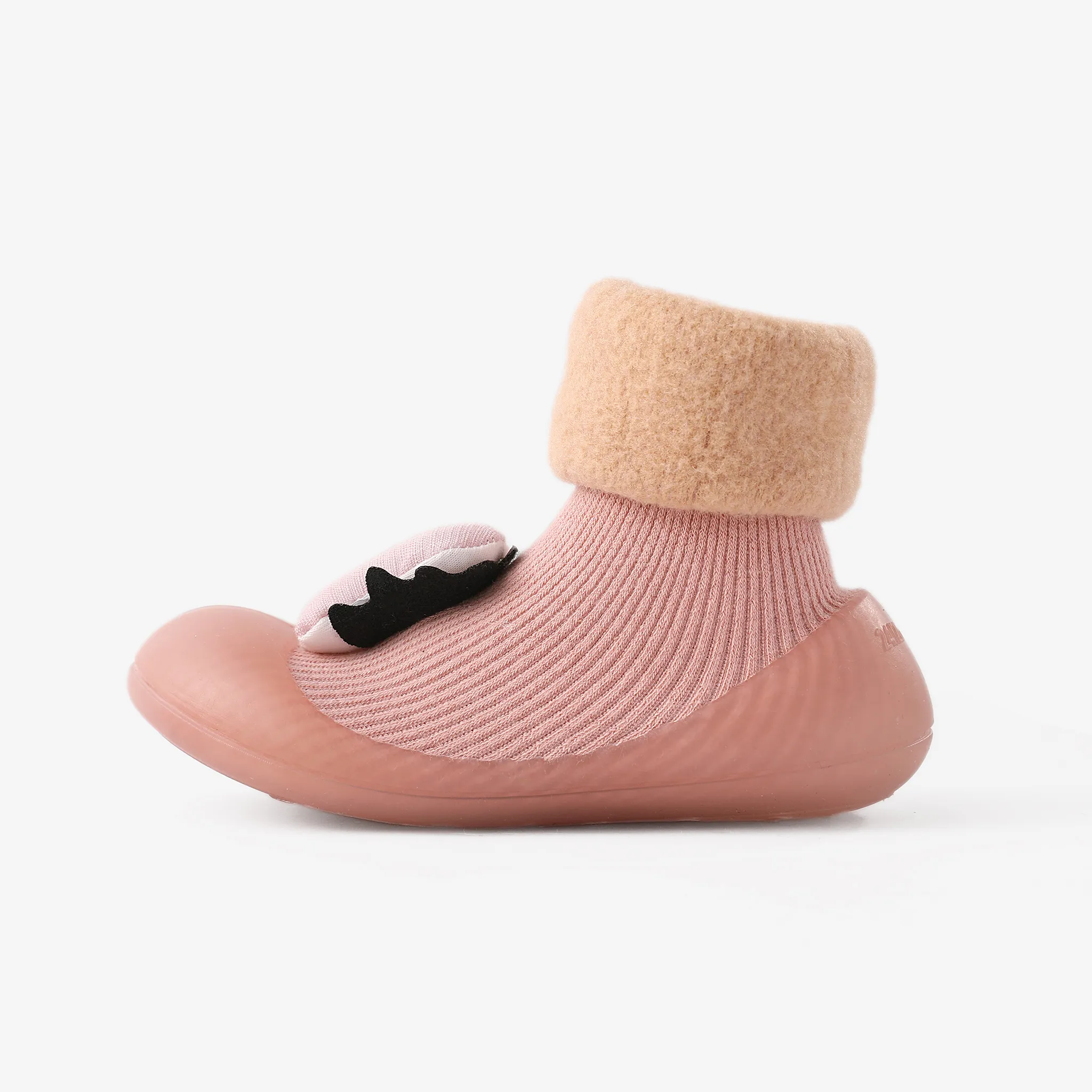 Baby & Toddler Cute Animals & Vehicle Decor Fleece Prewalker Shoes  Pink image 4