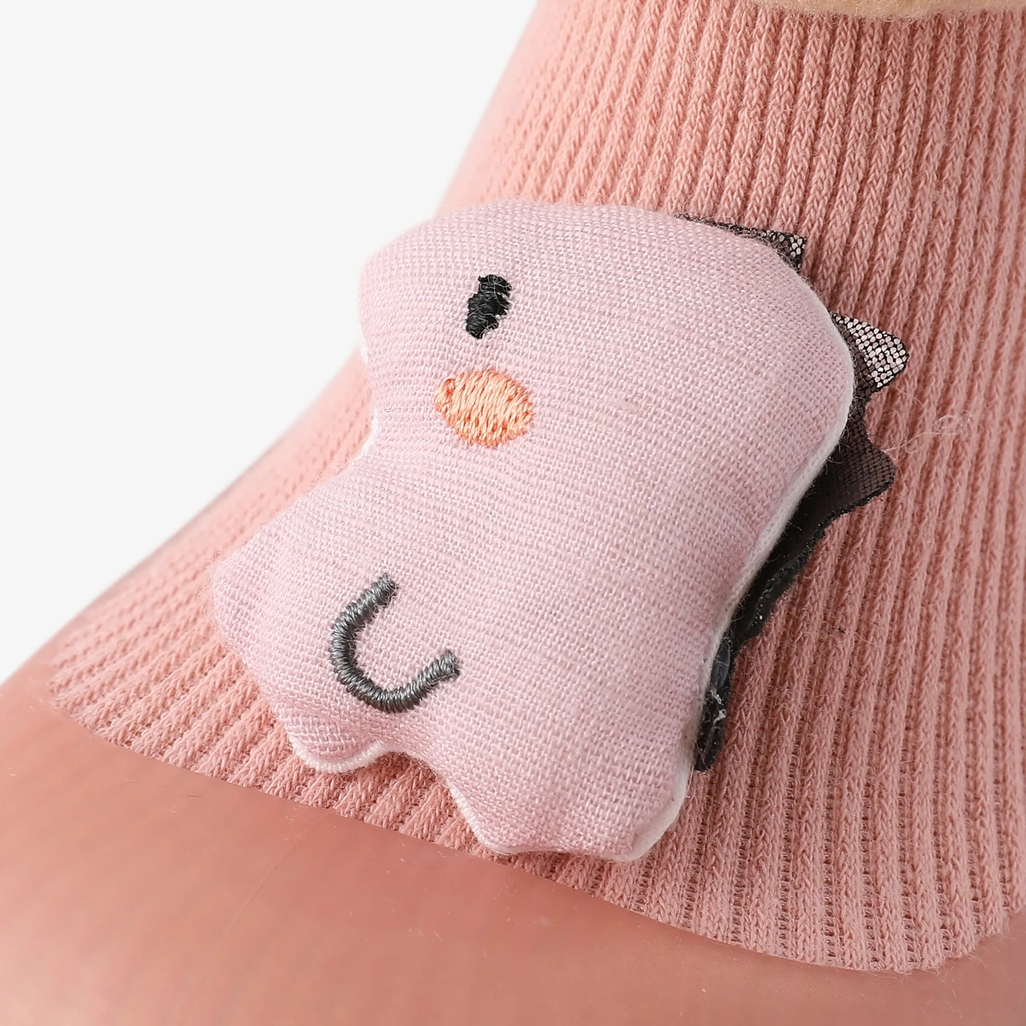 Baby & Toddler Cute Animals & Vehicle Decor Fleece Prewalker Shoes  Pink image 5