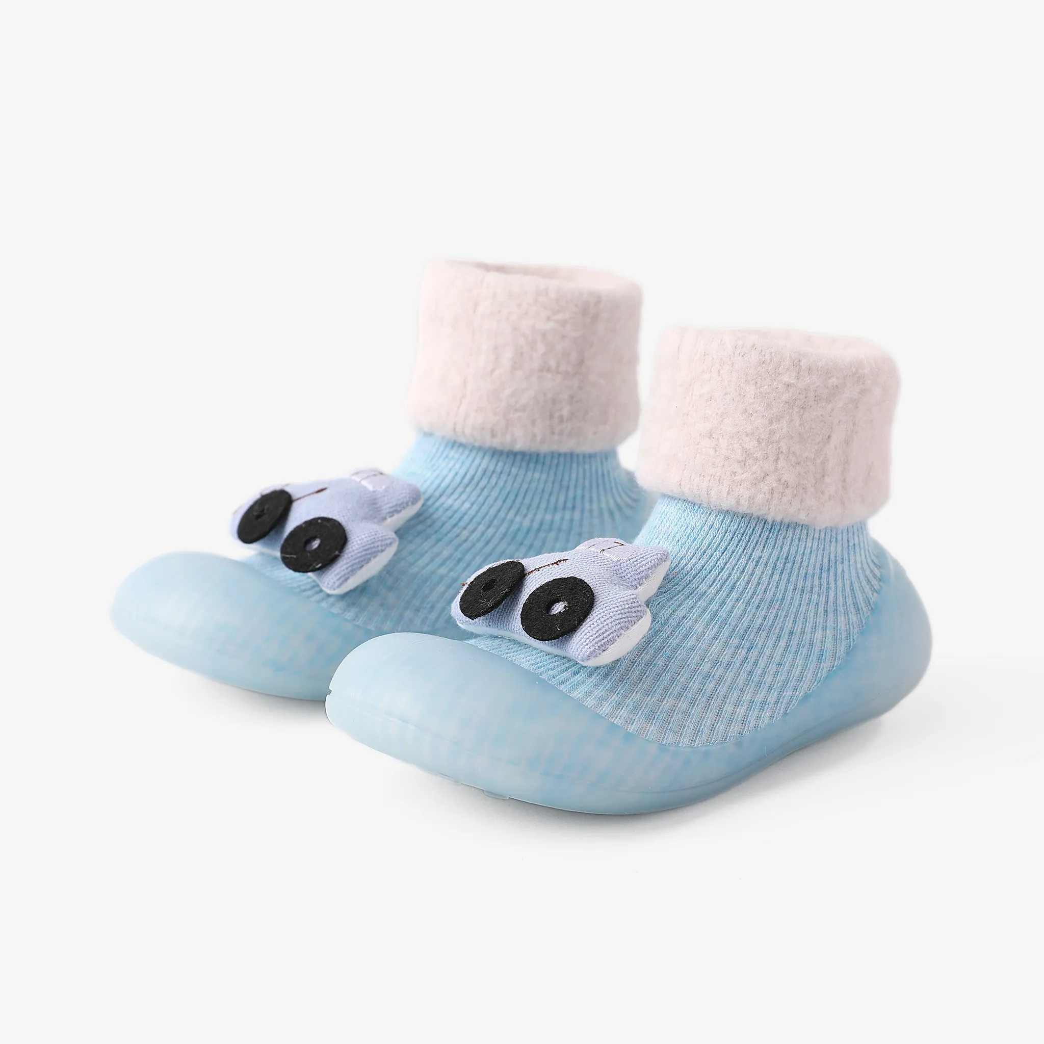 Baby & Toddler Cute Animals & Vehicle Decor Fleece Prewalker Shoes   big image 1