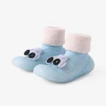 Baby & Toddler Cute Animals & Vehicle Decor Fleece Prewalker Shoes  Blue