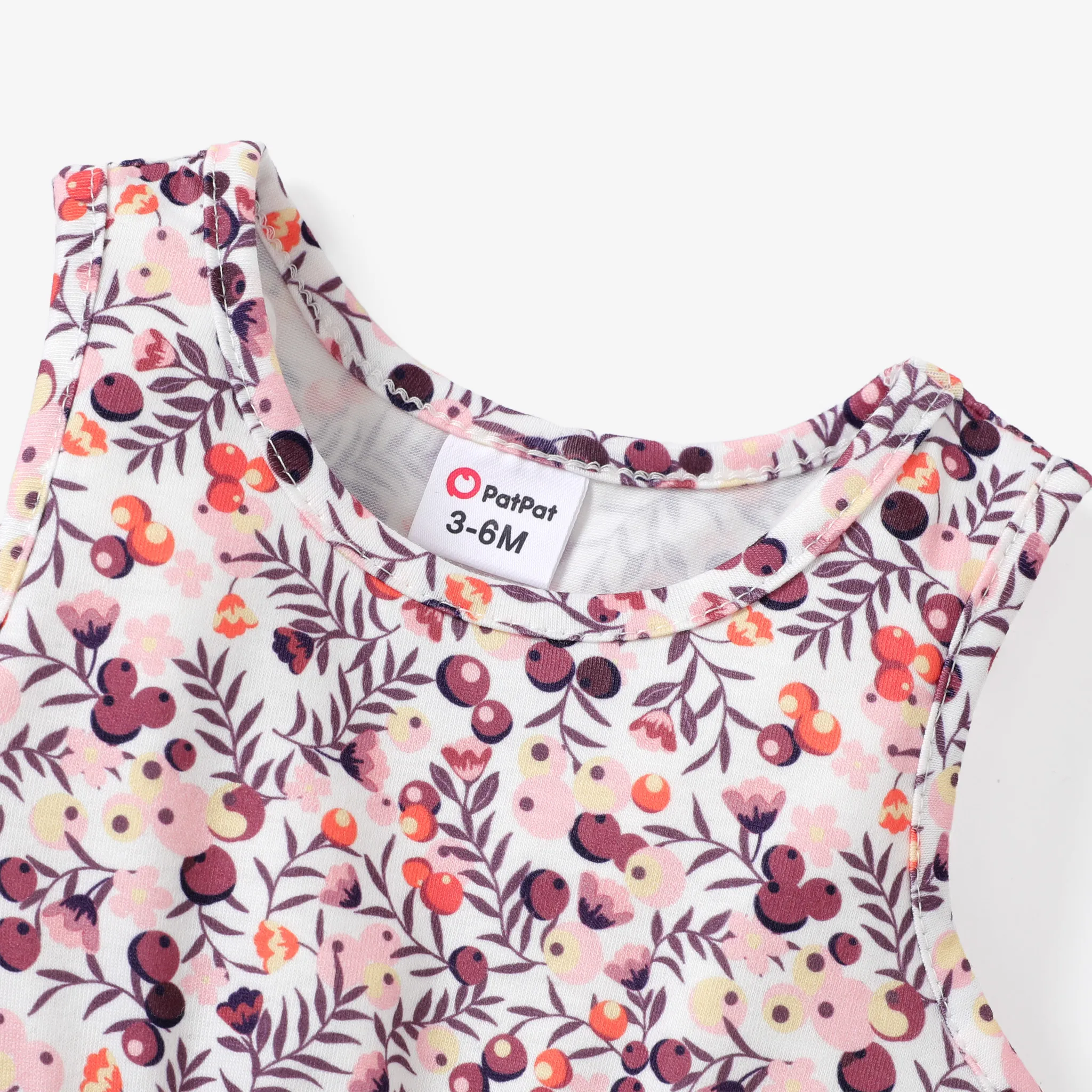 2pcs Baby Girl Broken Flower Suit Dress  image 4