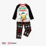 Looney Tunes Family Matching Christmas Pajamas (Flame Resistant) redblack image 6