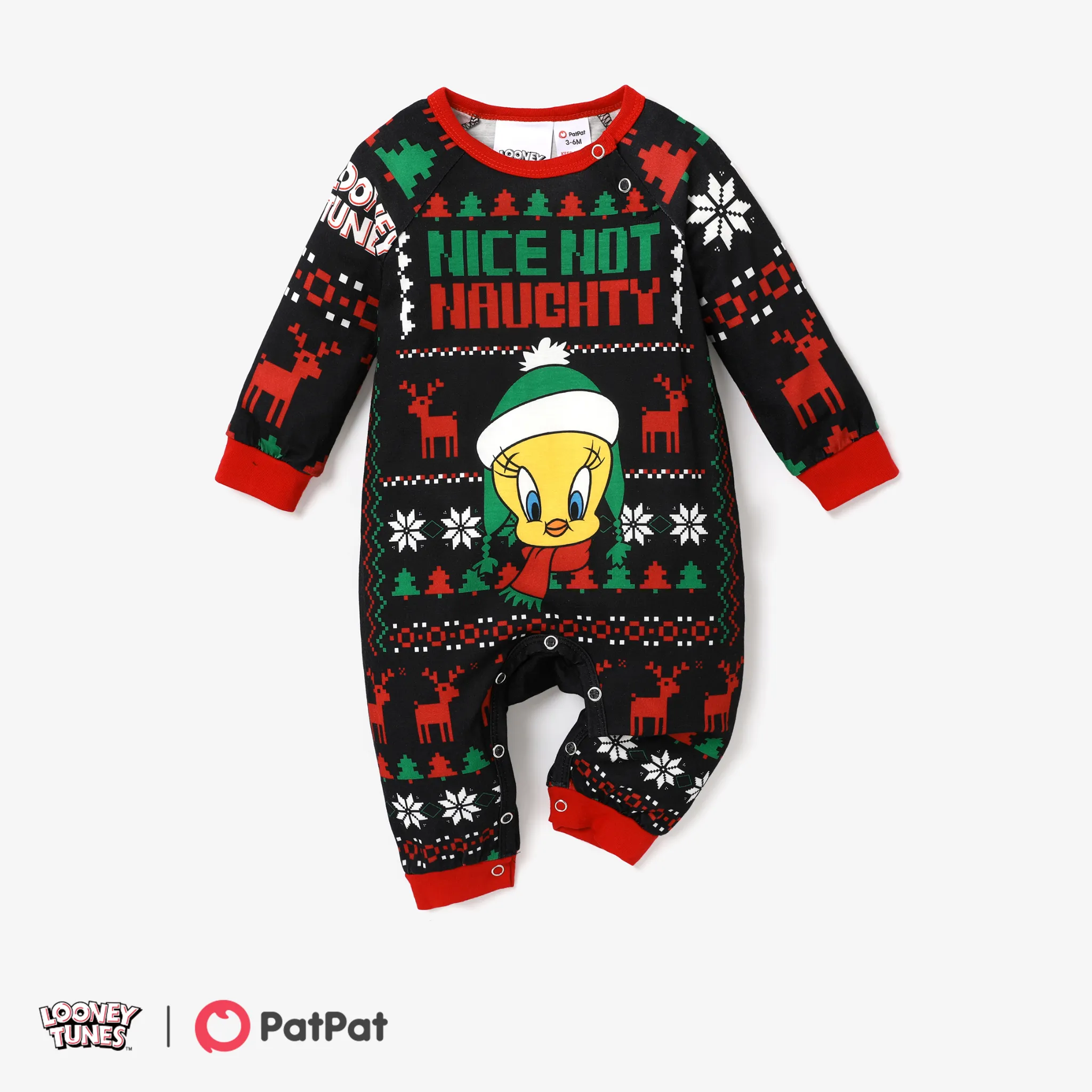 Looney Tunes Family Matching Christmas Pajamas (Flame Resistant)  big image 1