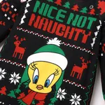 Looney Tunes Family Matching Christmas Pajamas (Flame Resistant) redblack image 3