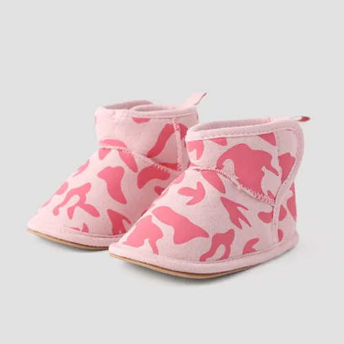 Baby & Toddler Camouflage Velcro Design Fleece Prewalker Shoes