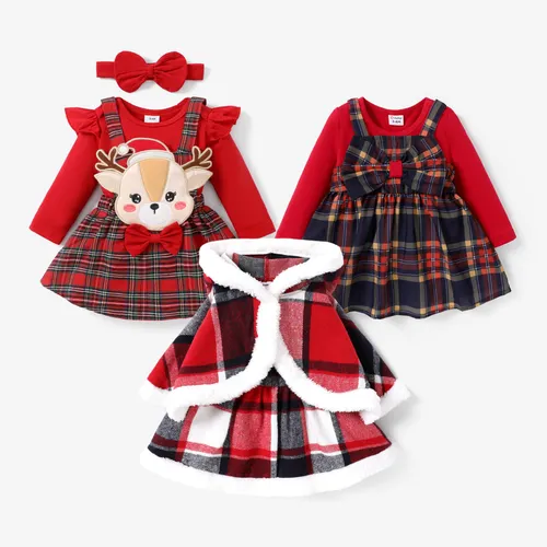 Christmas Baby Girl Animal print Skirt Sets