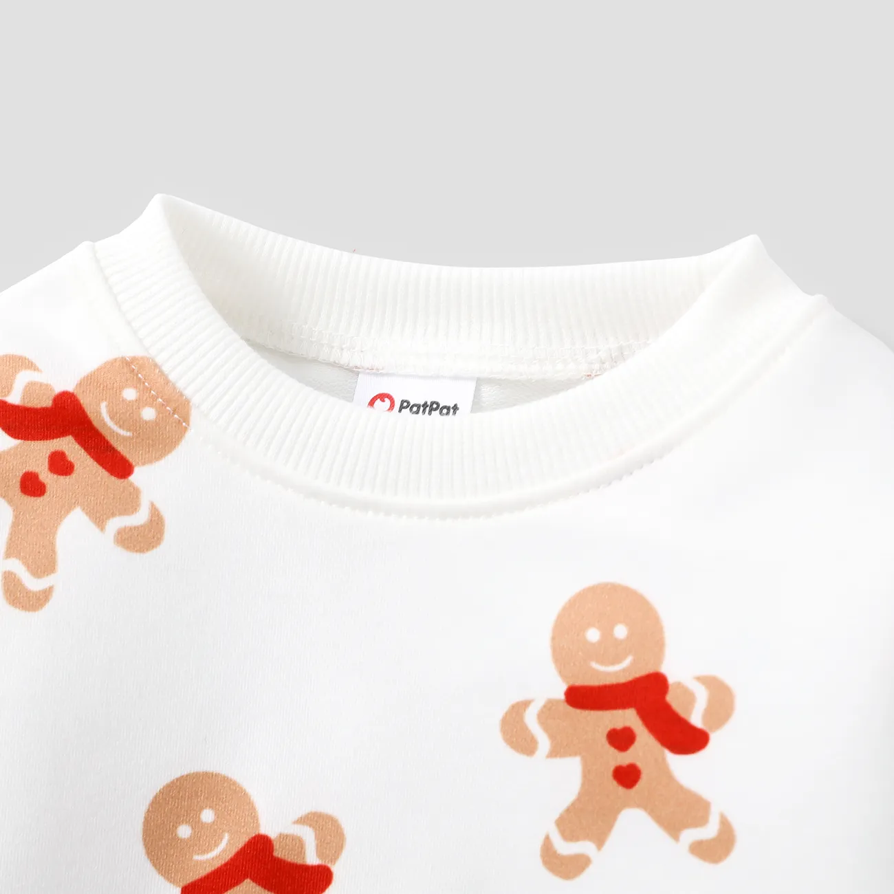 Weihnachten Baby Unisex Kindlich Langärmelig Sweatshirts weiß big image 1