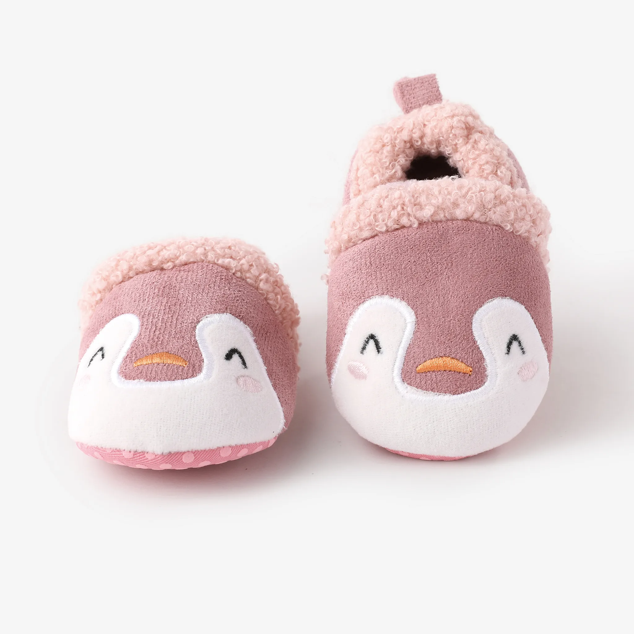 Baby & Toddler Cute Animal Pattern Soft Sole Fleece Prewalker Shoes  image 2