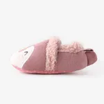 Baby & Toddler Cute Animal Pattern Soft Sole Fleece Prewalker Shoes  image 3