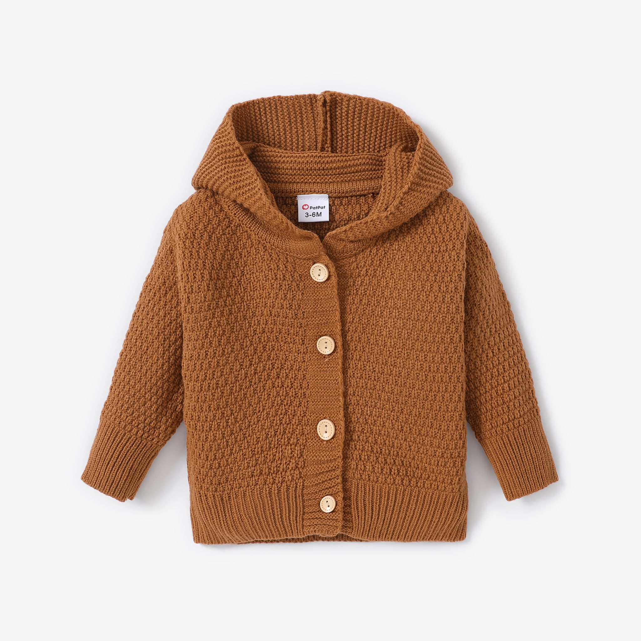 Baby Boy/Girl Button Design Sweater Jacket