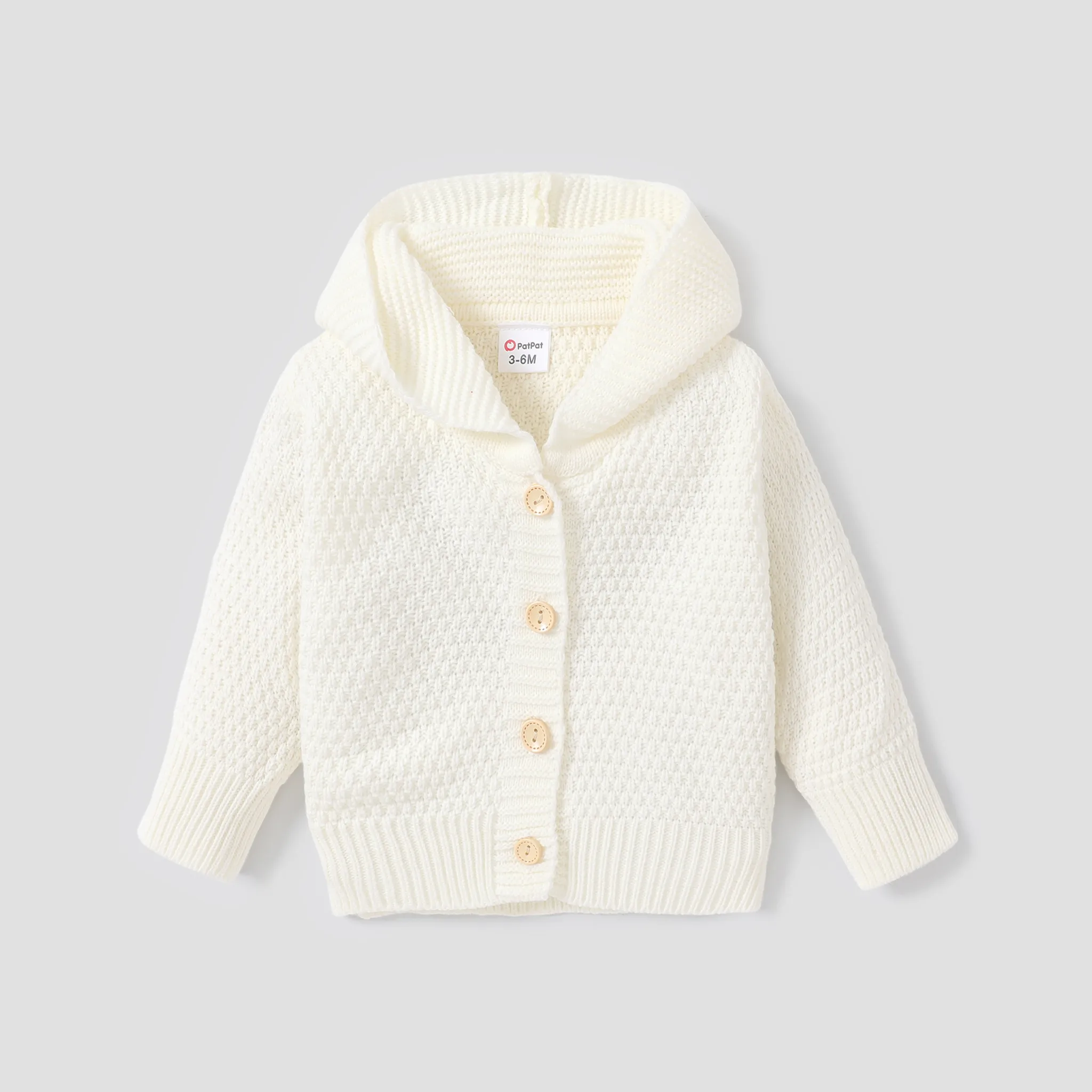 Baby Boy/Girl Button Design Sweater Jacket