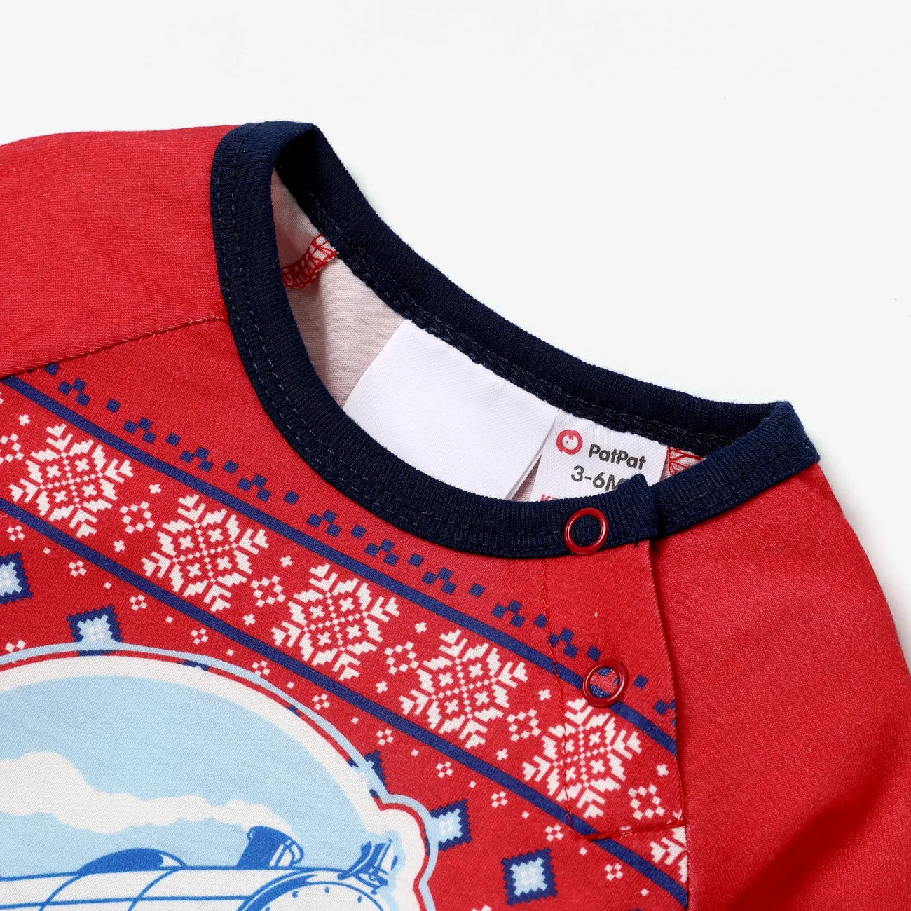 The Polar Express Weihnachten Familien-Looks Langärmelig Familien-Outfits Pyjamas (Flame Resistant) Mehrfarbig big image 1