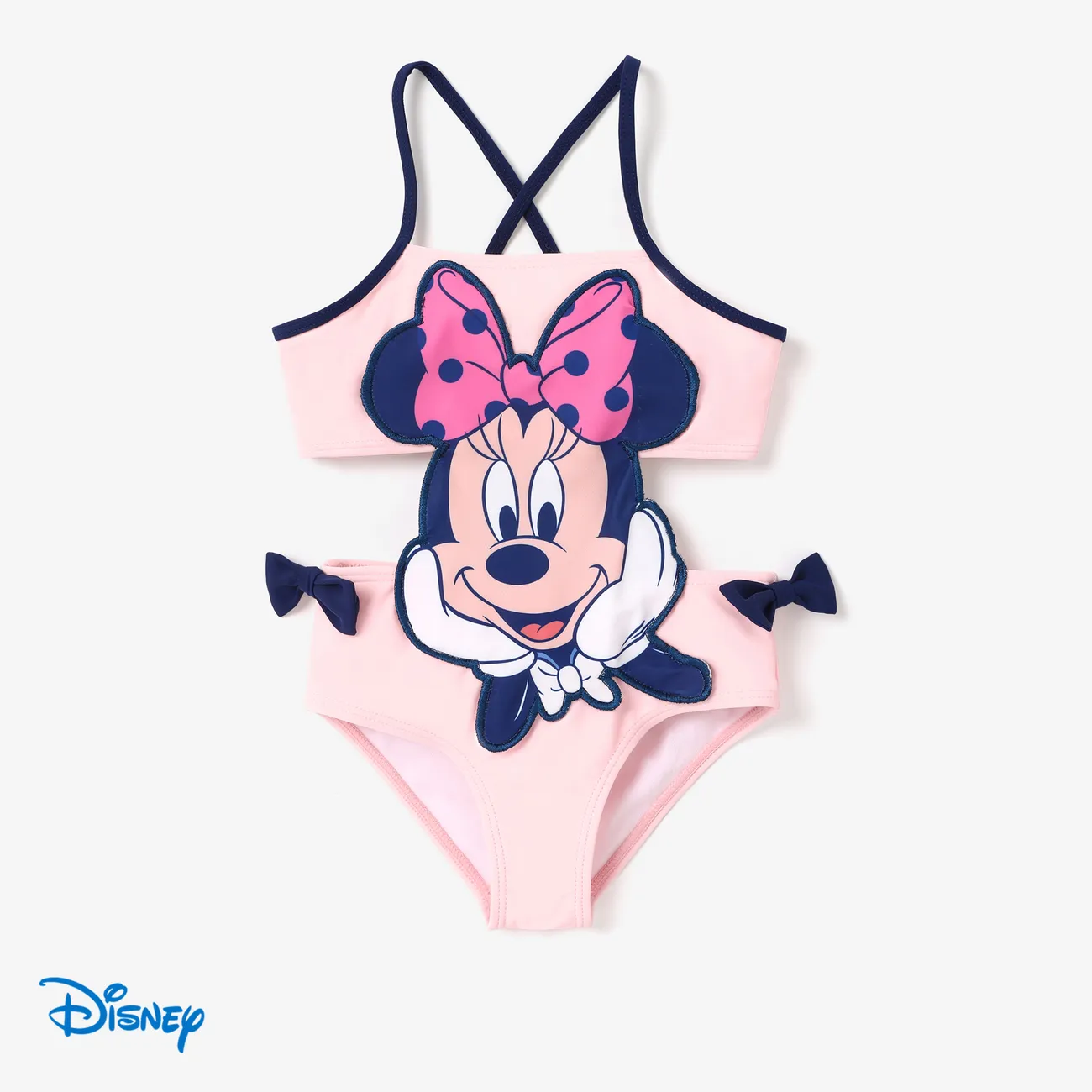Disney Mickey and Friends Fashionable Toddler Girl/Boy Classic Character Print Swimsuit Multi-color big image 1