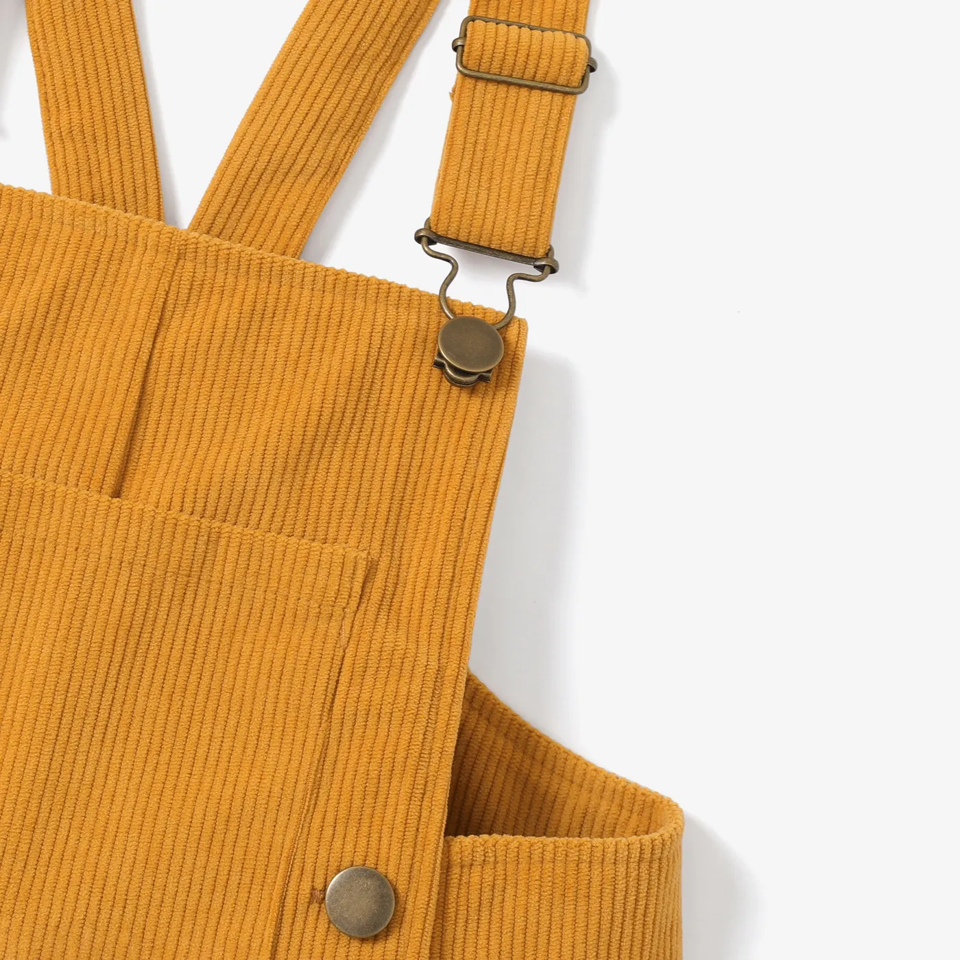 Kid Girl Avant-garde Design Solid Color Suspender Camisole Pant Ginger image 3