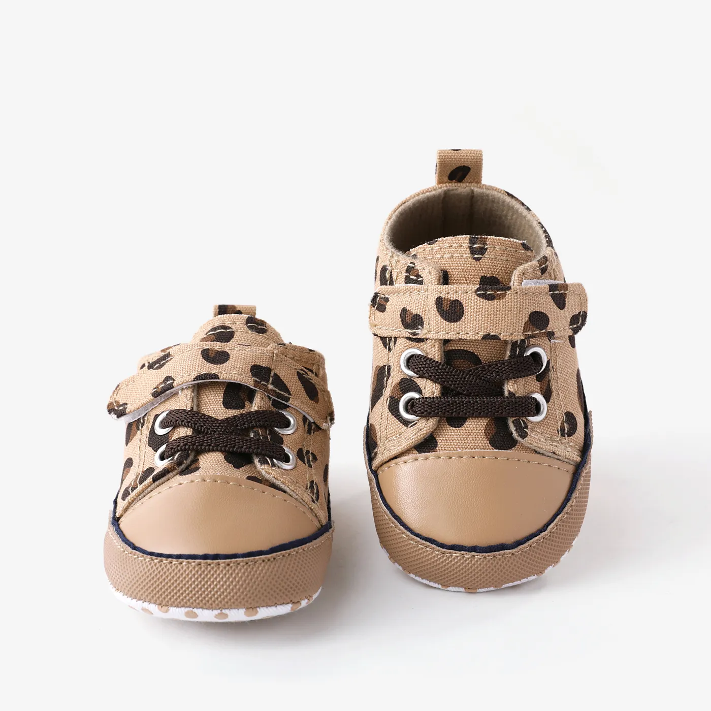 Baby & Toddler Casual Leopard Print Velcro Prewalker Shoes Brown image 3