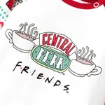 Friends Christmas Family Matching Character Print Long-sleeve Pajamas Sets(Flame Resistant)  image 3