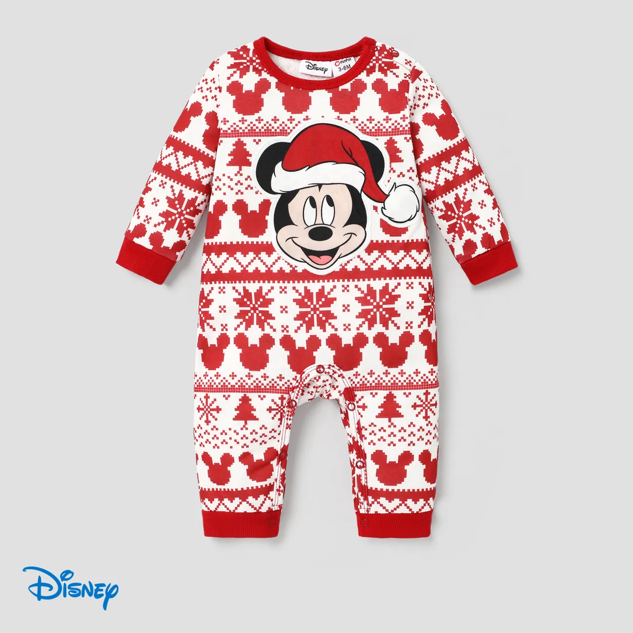 Disney Mickey and Friends Family Matching Christmas Character Embroidered Zipped Jacket  big image 1