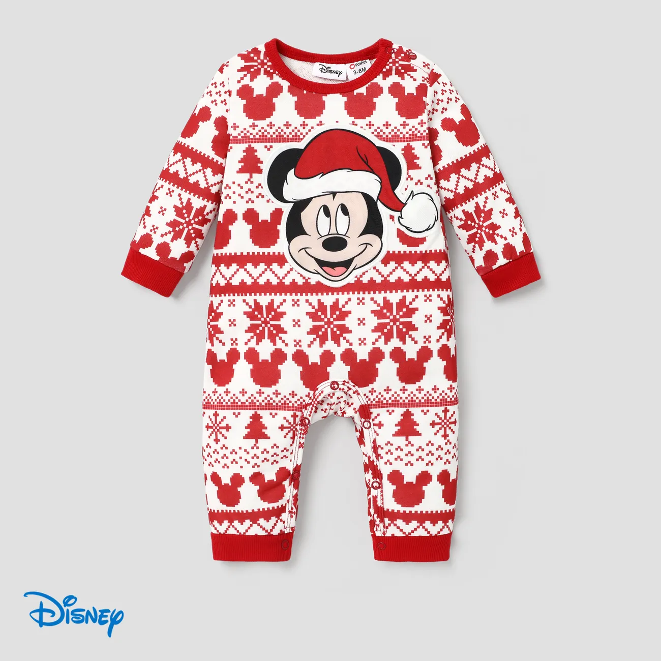 Disney Mickey and Friends Family Matching Christmas Character Embroidered Zipped Jacket big image 1