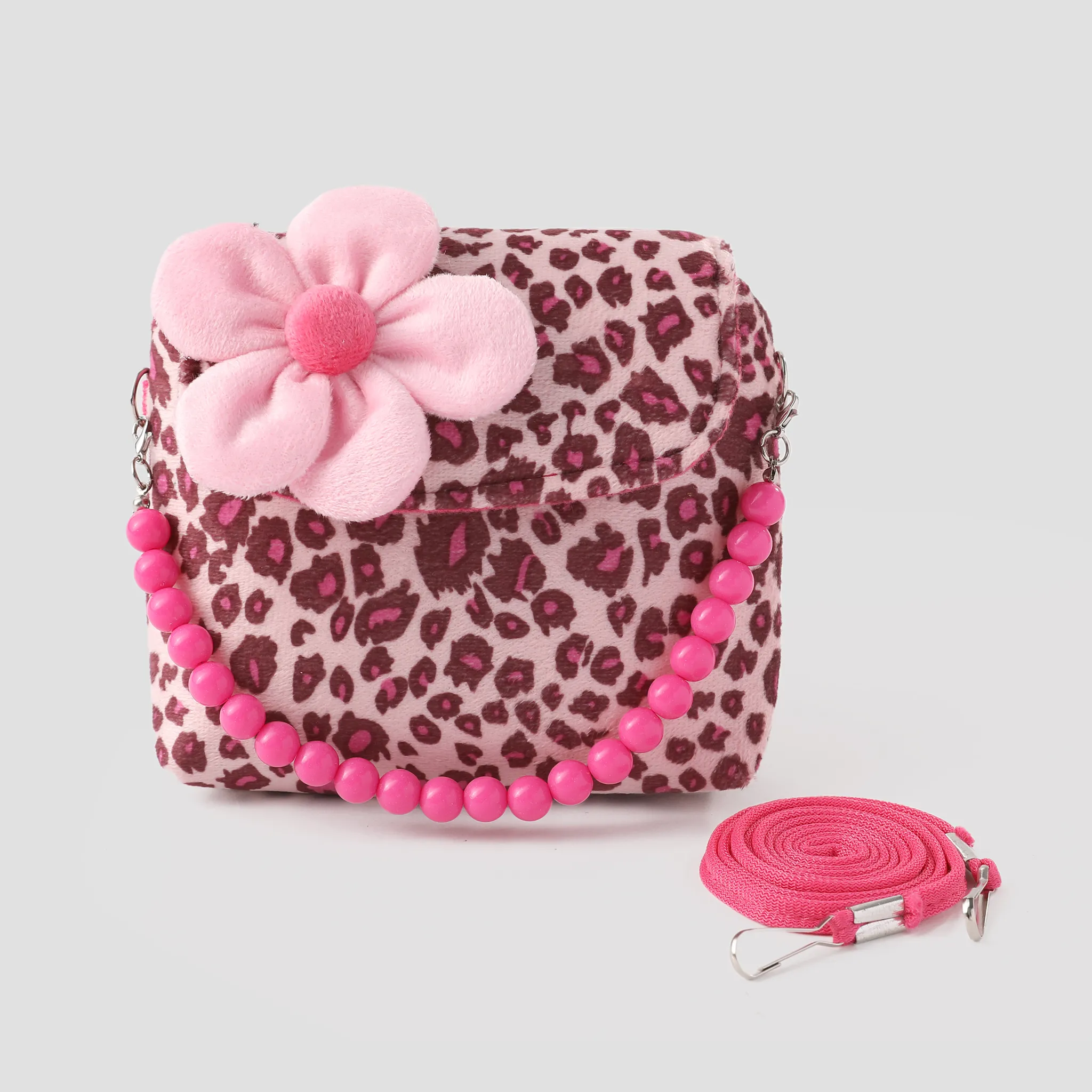 11 pieces, three-dimensional flower children's bag and hair accessories exquisite set Multi-color image 2