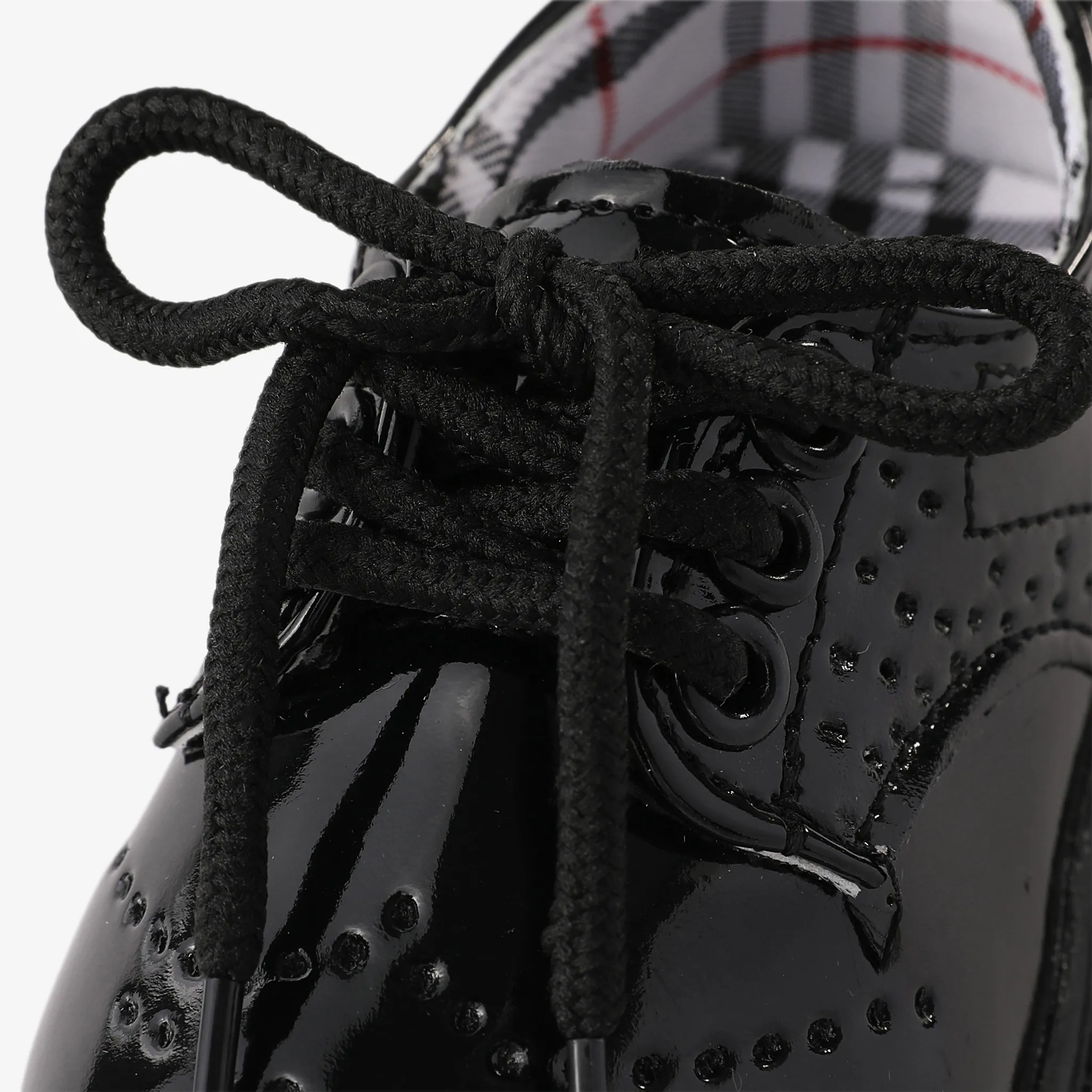 Toddler & Kids Classic British Style Lace-up Leather Shoes Black image 4