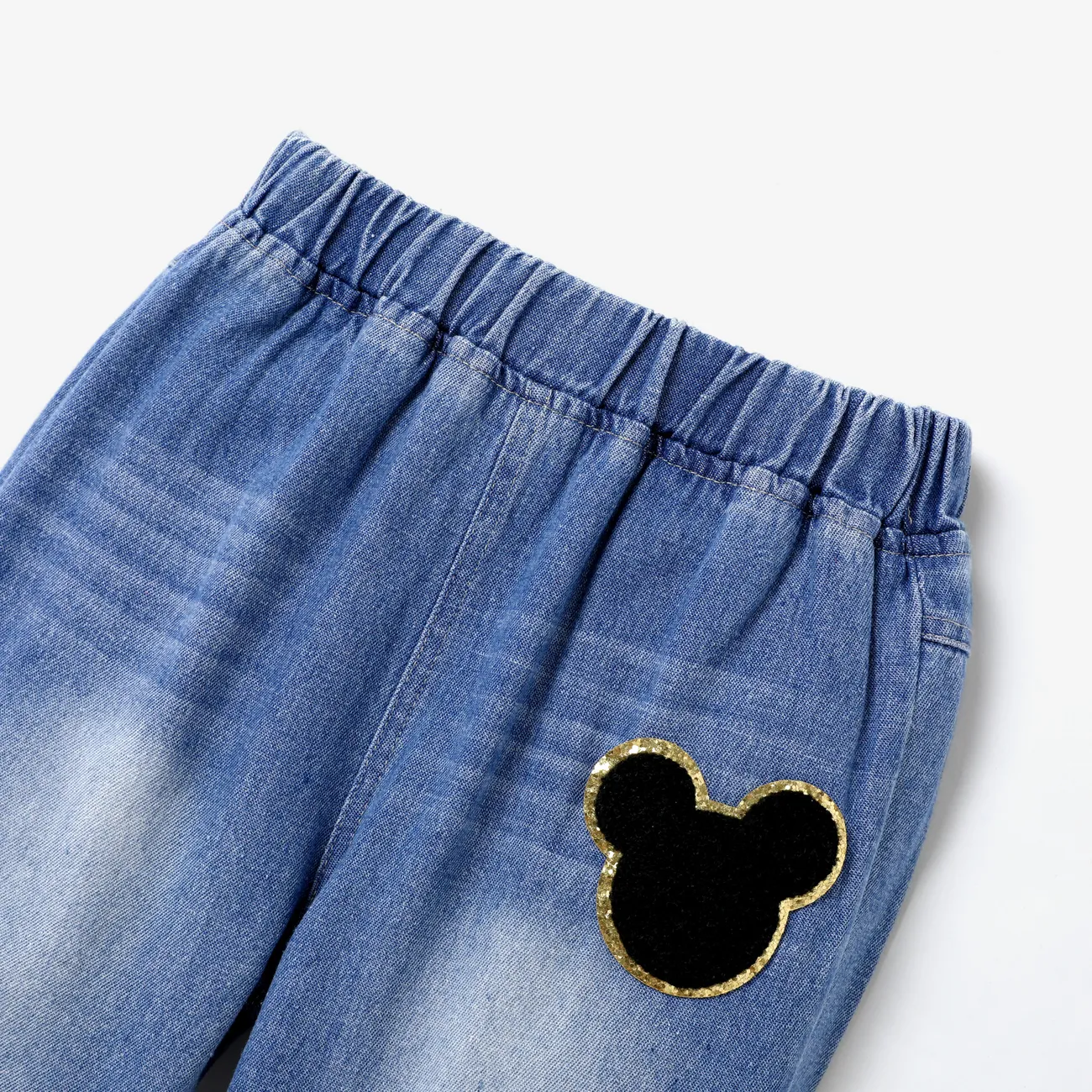 Disney Mickey and Friends Toddler/Kid Boy Cotton Denim Jeans DENIMBLUE big image 1