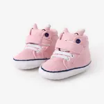 Baby & Toddler Cute Fox Pattern Velcro Prewalker Shoes Pink