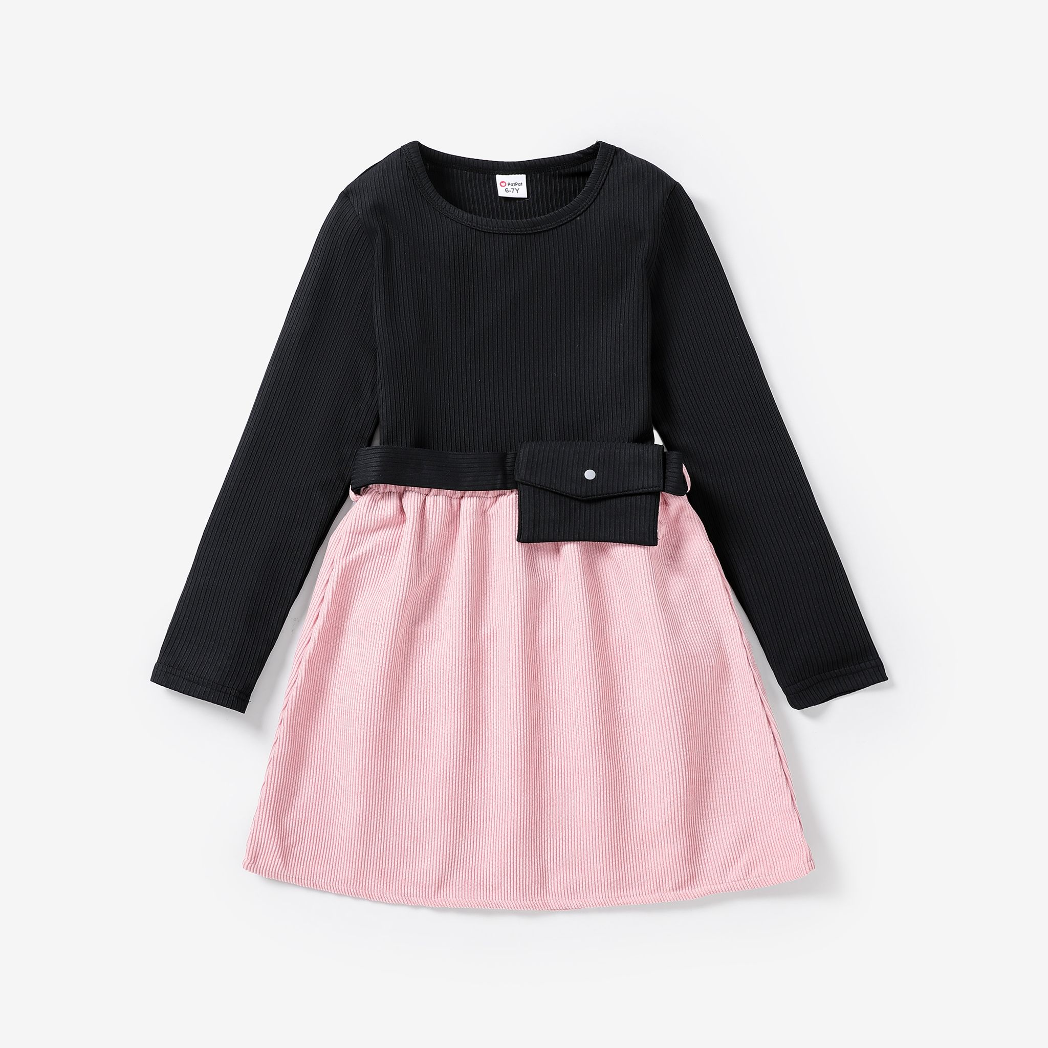 3PCS Kid Girl Button/Secret Button Design Avant-garde  Skirt Set