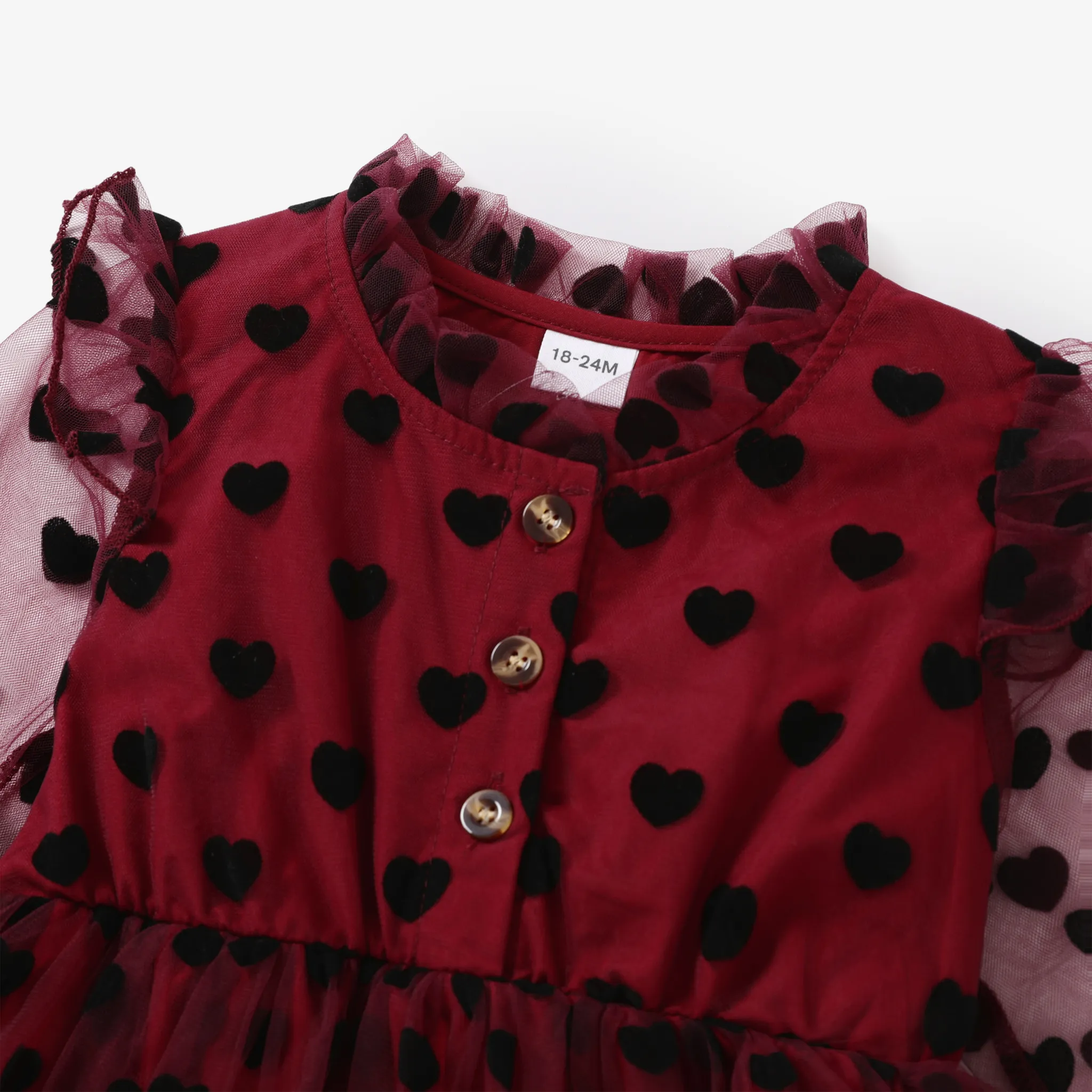 Criança Menina Mangas franzidas Bonito Vestidos  image 3