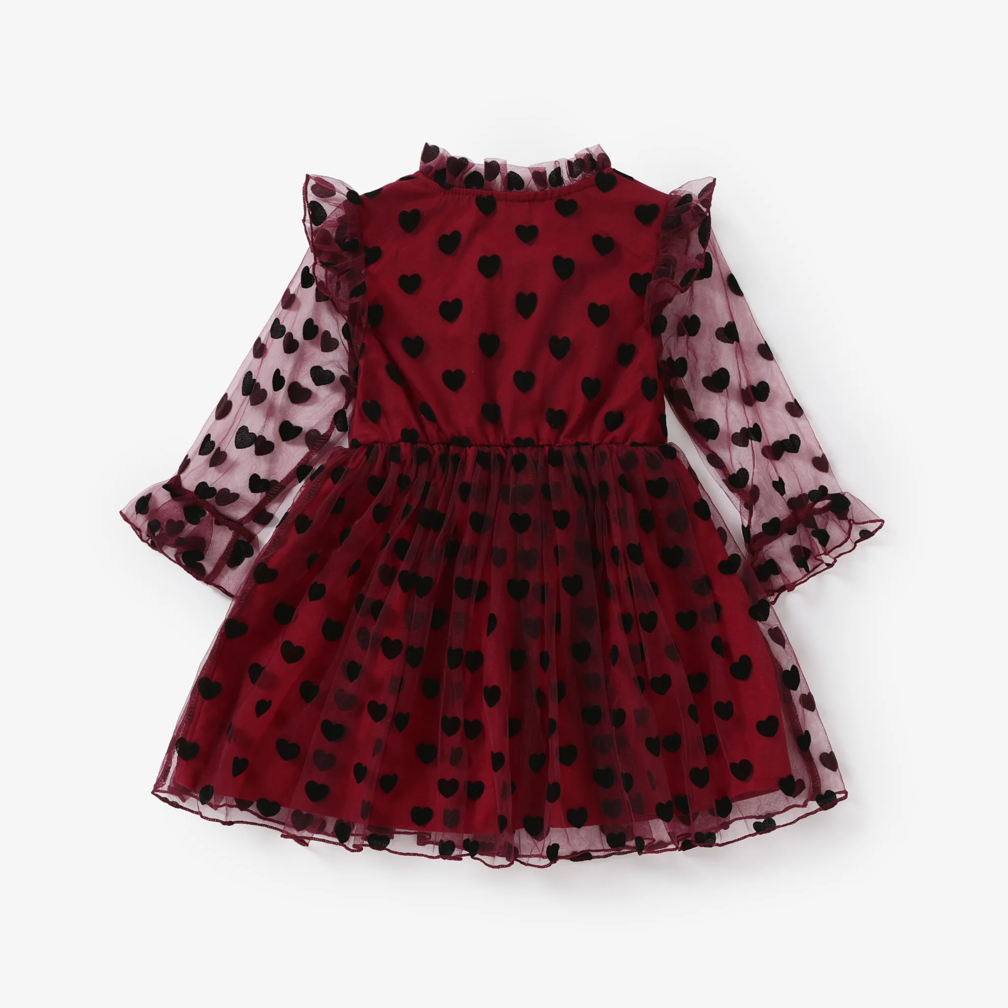 Criança Menina Mangas franzidas Bonito Vestidos  image 2