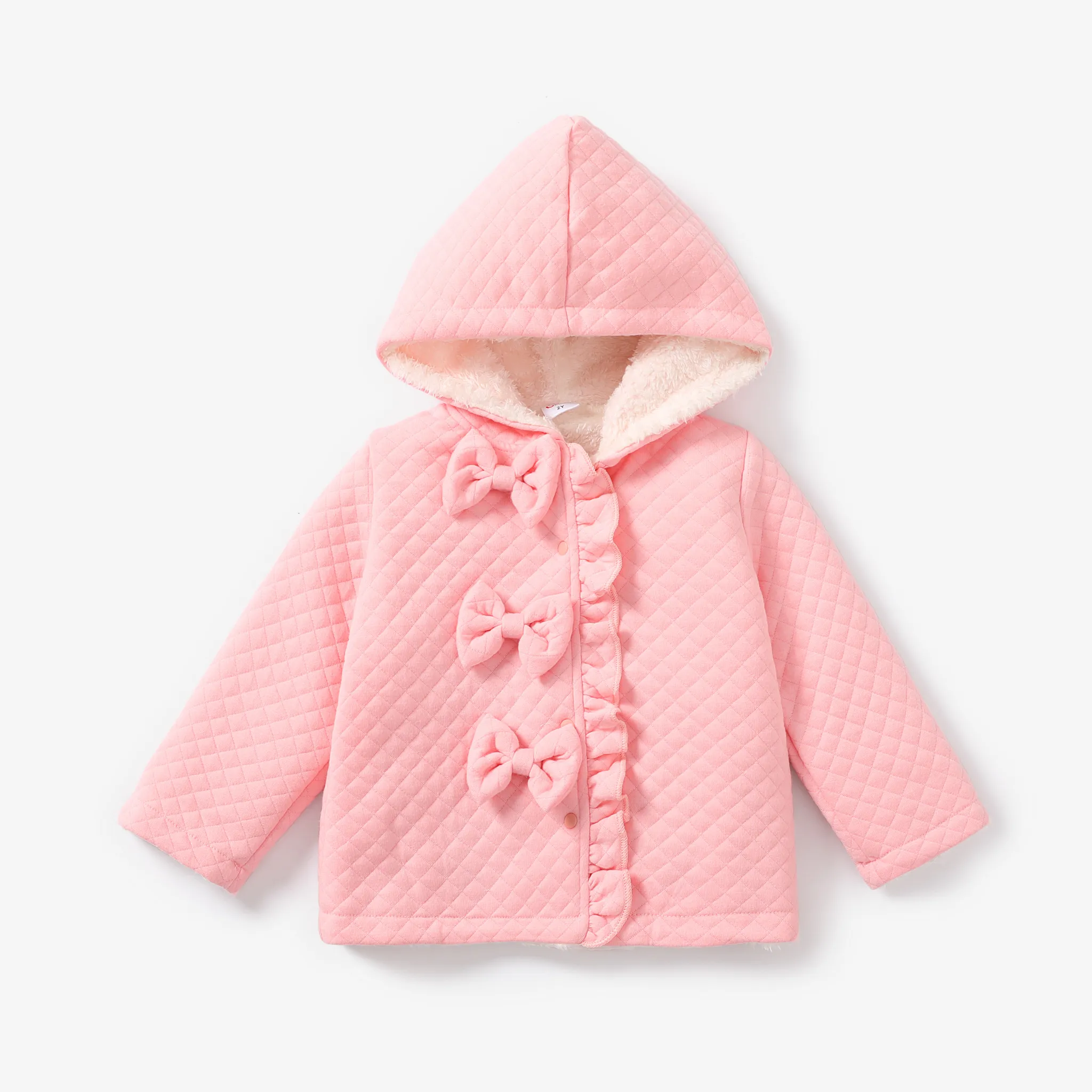  2PCS Toddler Girl Sweet Ruffle Edge Jacket/Top 