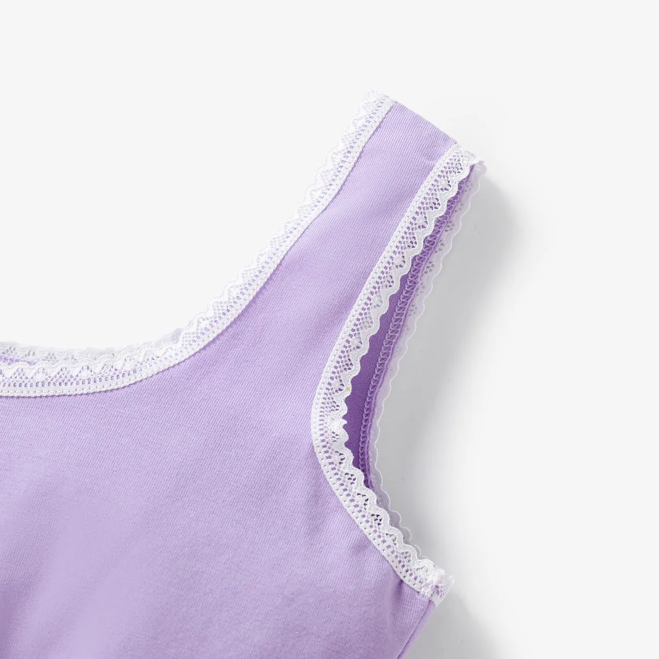 Kinder Mädchen Unifarben Unterwäsche lila big image 1