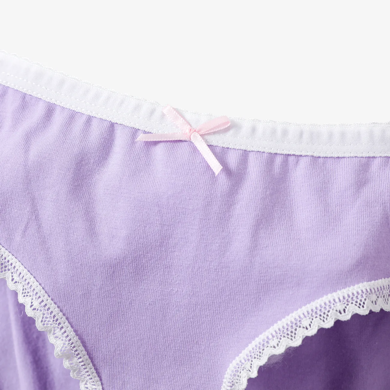 Kid Girl 4pcs Casual Underwear Set Multi-color big image 1