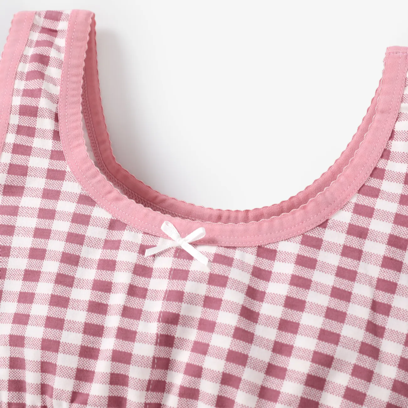 Sweet Girl Underwear Set 1pc Fabric Stitching Regular Cotton Spandex Color block big image 1