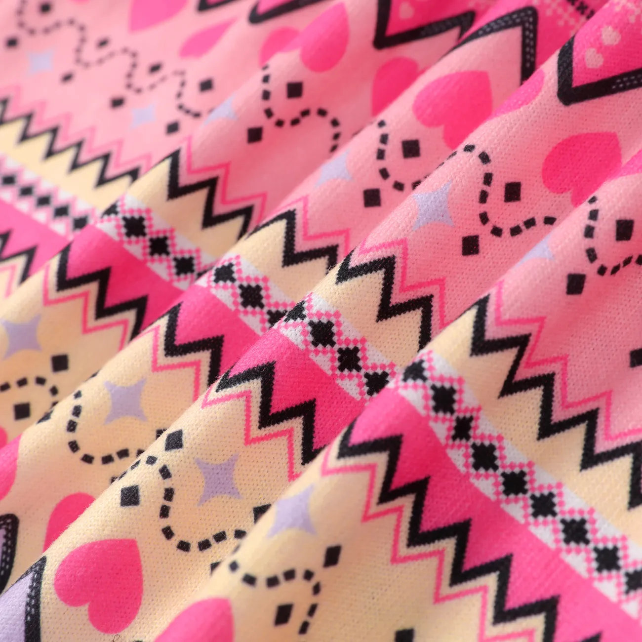Toddler Girl Hyper-Tactile 3D Geometric Pattern Bowknot design Dress  Colorful big image 1