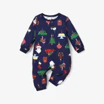 Baby/Toddler Girl/Boy Christmas Pattern Pajama  Baby Royalblue