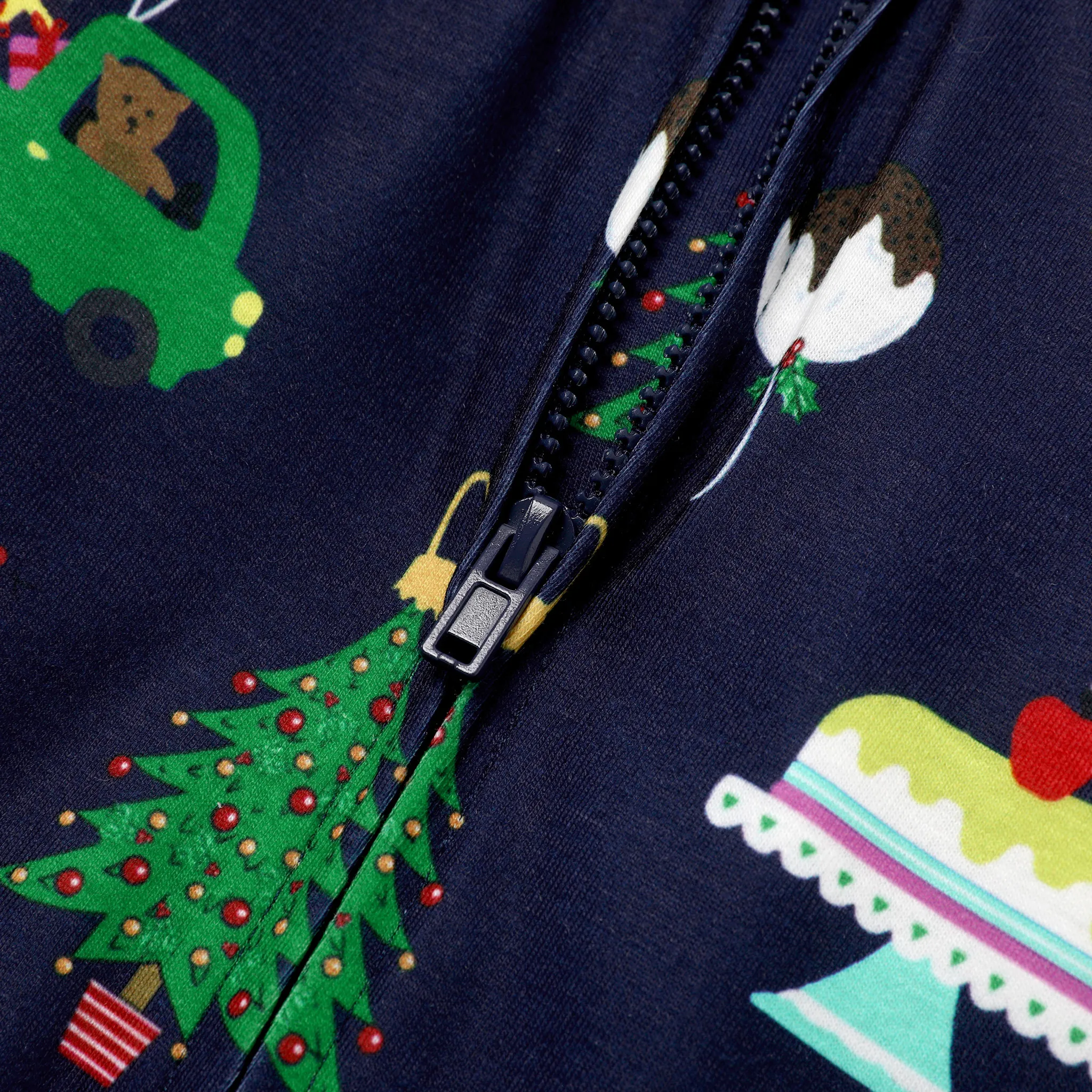 Baby/Toddler Girl/Boy Christmas Pattern Pajama  Baby Royalblue image 4