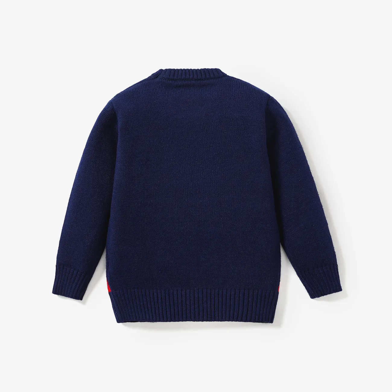Toddler/Kid Girl/Boy Christmas Sweater Royal Blue big image 1