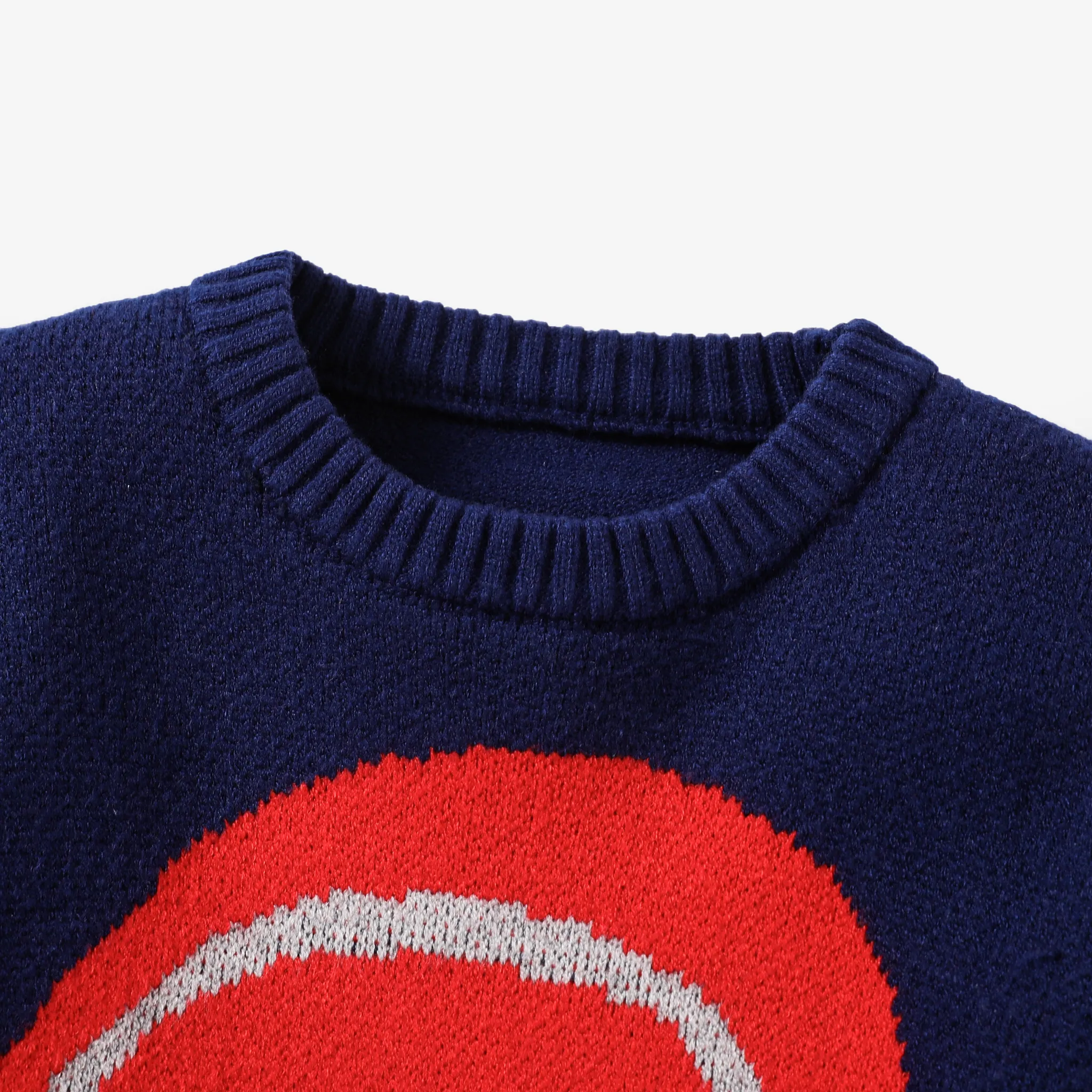Toddler/Kid Girl/Boy Christmas Sweater Royal Blue image 3