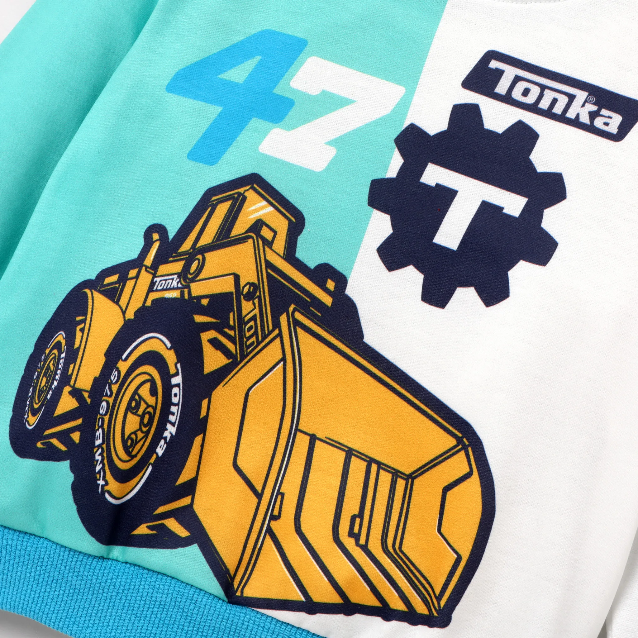 Tonka Contrasting Color Positioning Printed Sweatshirt  image 3
