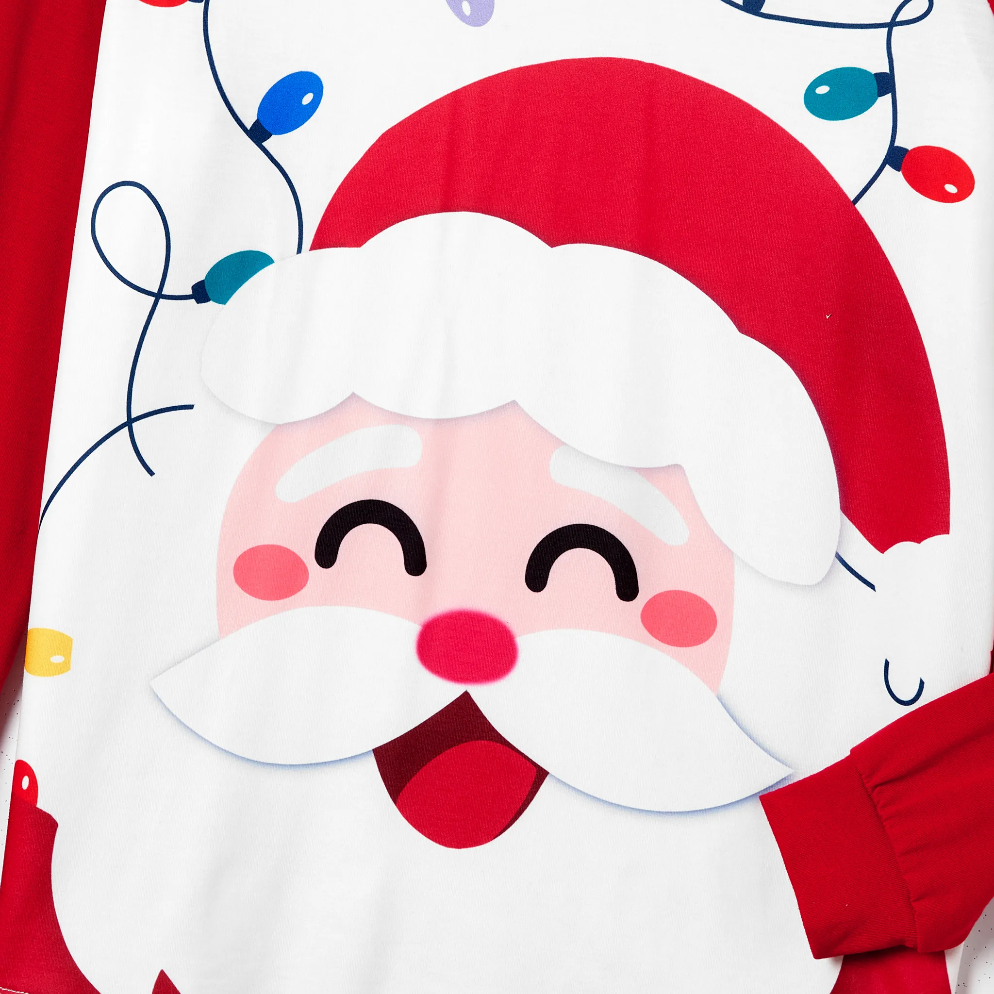 Natal Look de família Manga comprida Conjuntos de roupa para a família Pijamas (Flame Resistant) Vermelho image 4