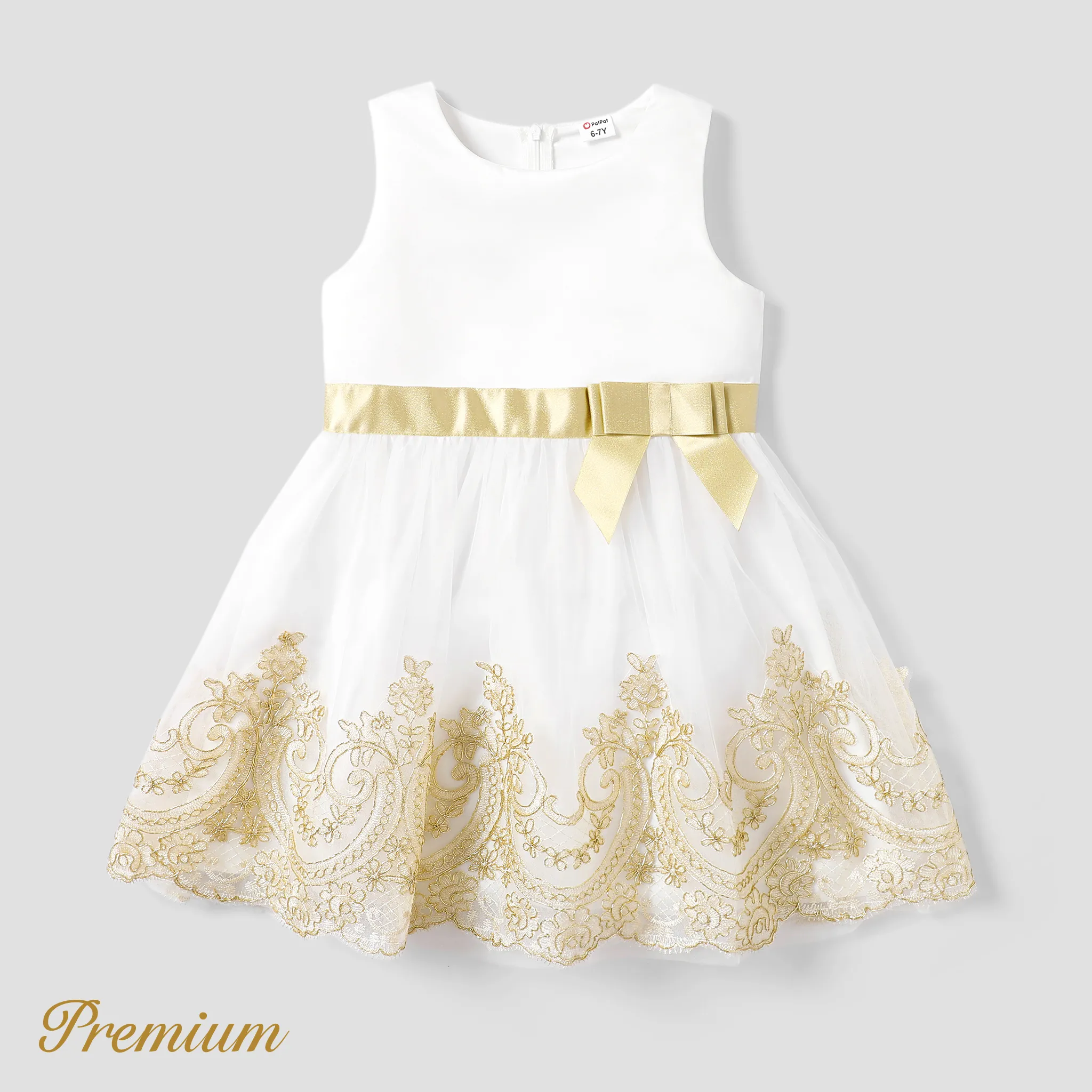 Baby/Toddler Girl Elegant Smocking Solid Color Set/Dress