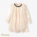 Baby/Toddler Girl Elegant Smocking Solid Color Set/Dress LIGHTGOLD
