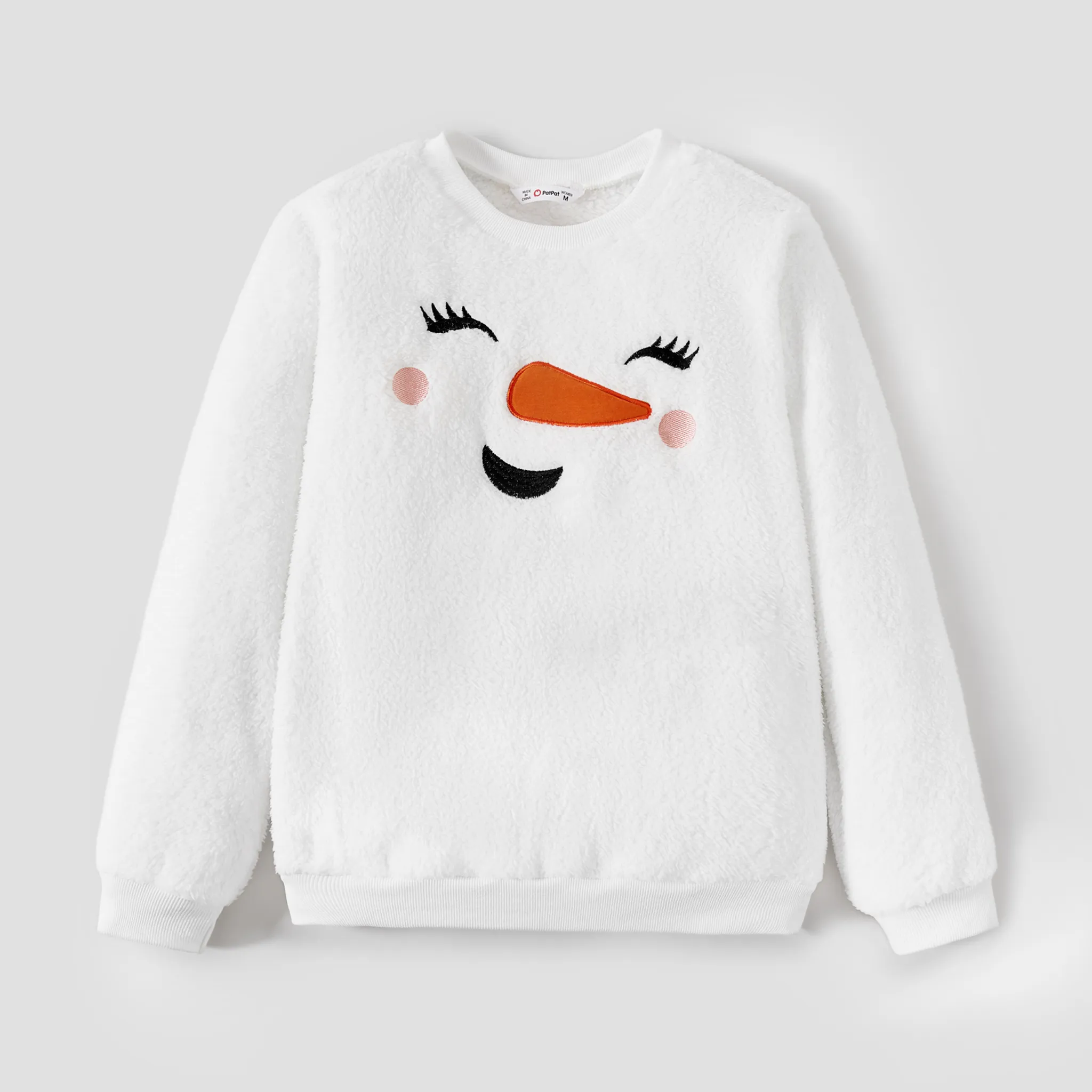 Christmas Family Matching Snowman Fleece Tops
