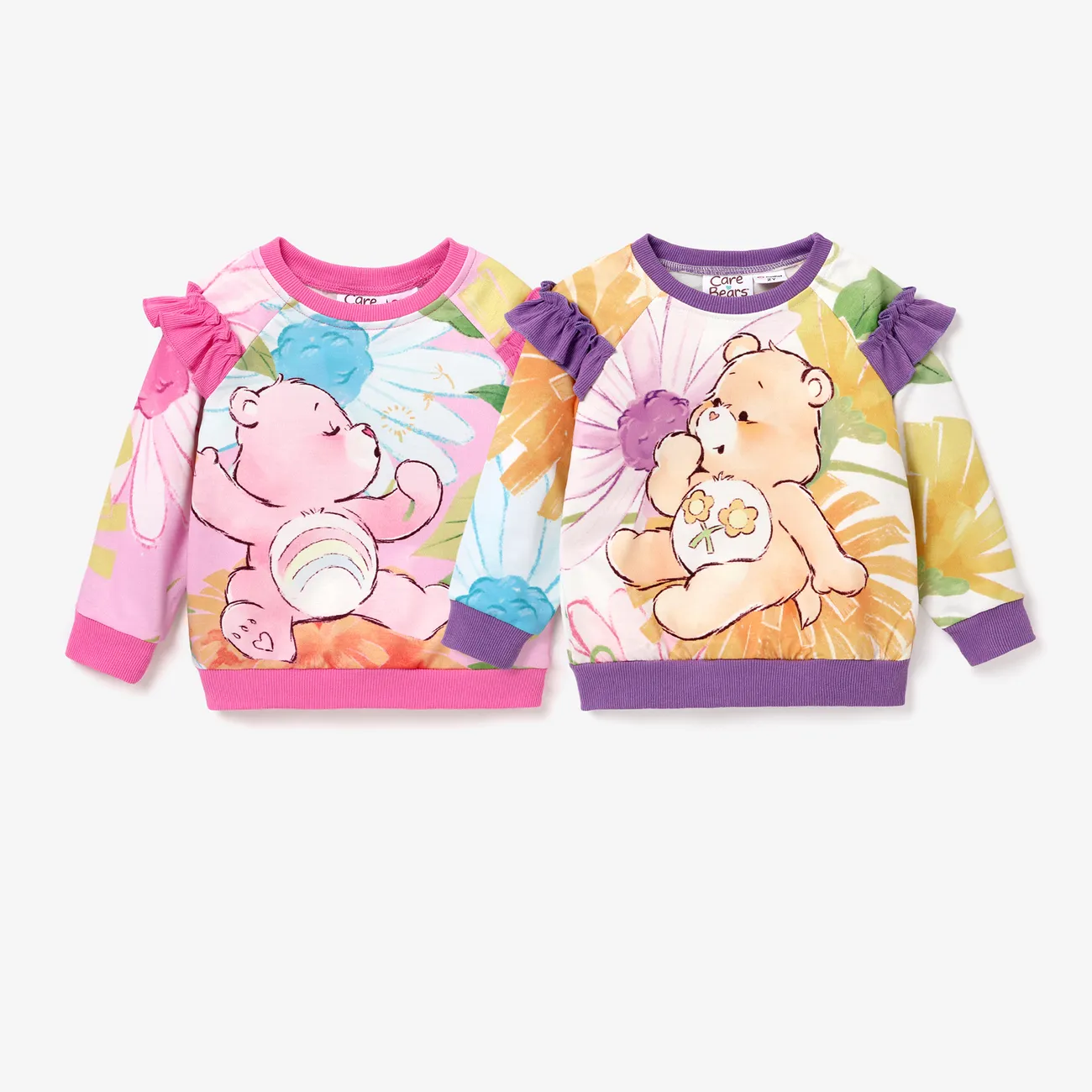 Care Bears Toddler Girl Character Print Pullover Sweatshirt Roseo big image 1