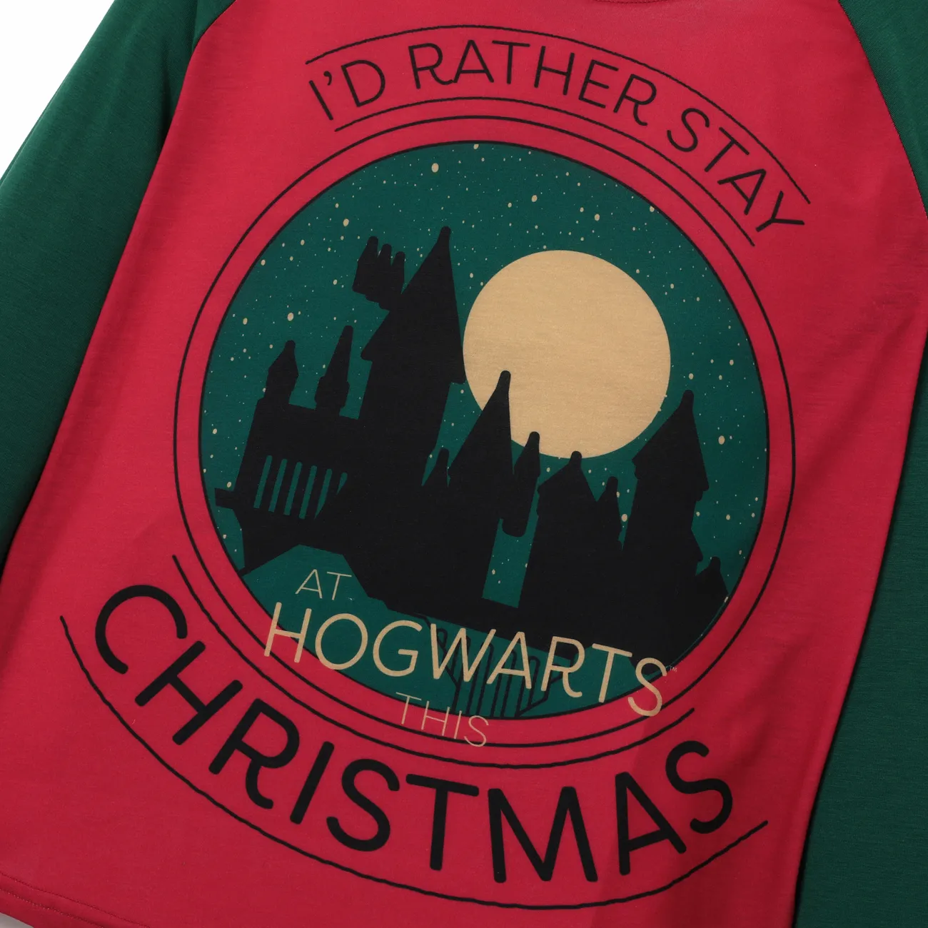 Harry Potter Noël Look Familial Manches longues Tenues de famille assorties Pyjamas (Flame Resistant) Multicolore big image 1