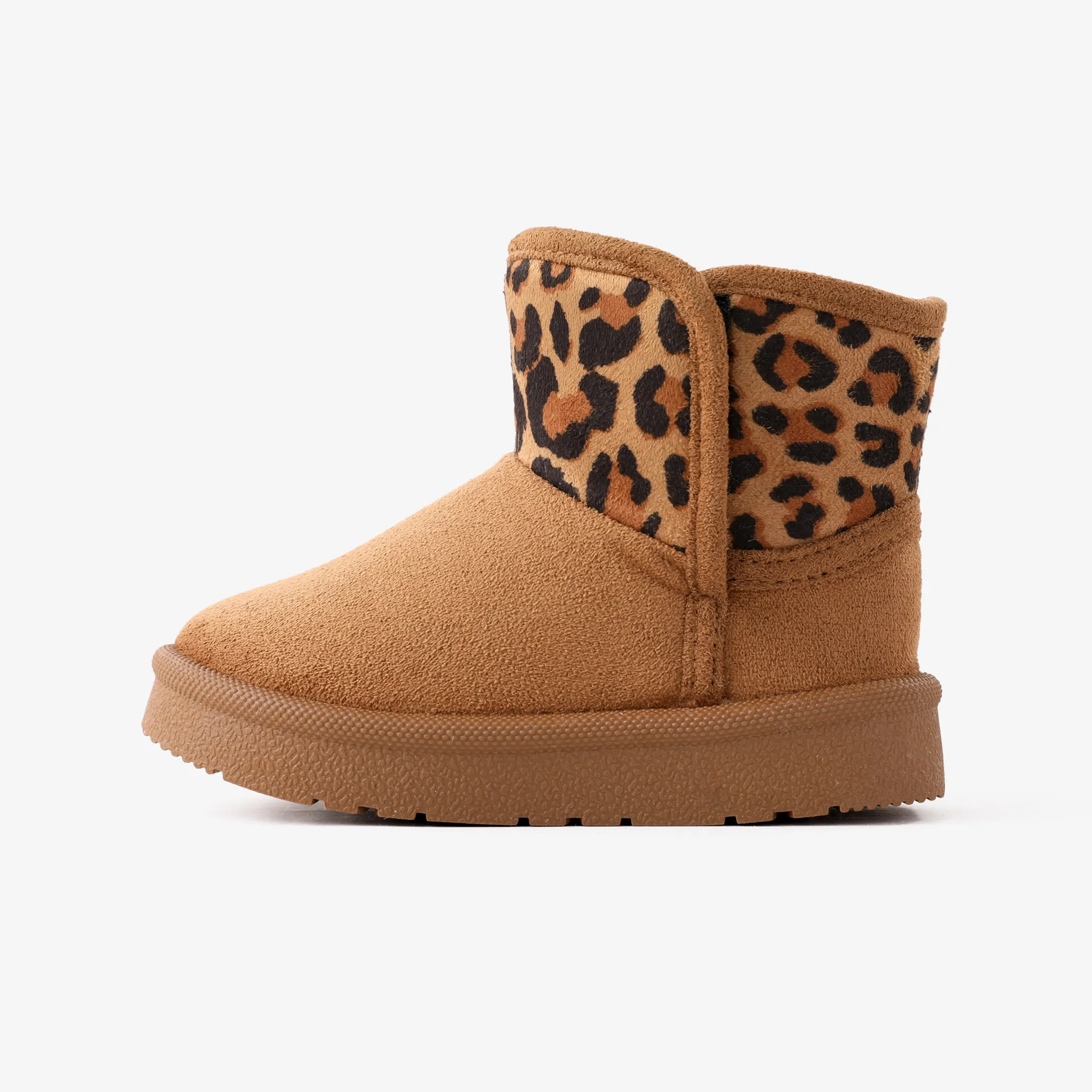 Toddler & Kids Leopard Print Slip-on Fleece Snow Boots  image 3